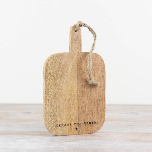 Treats For Santa Wooden Board